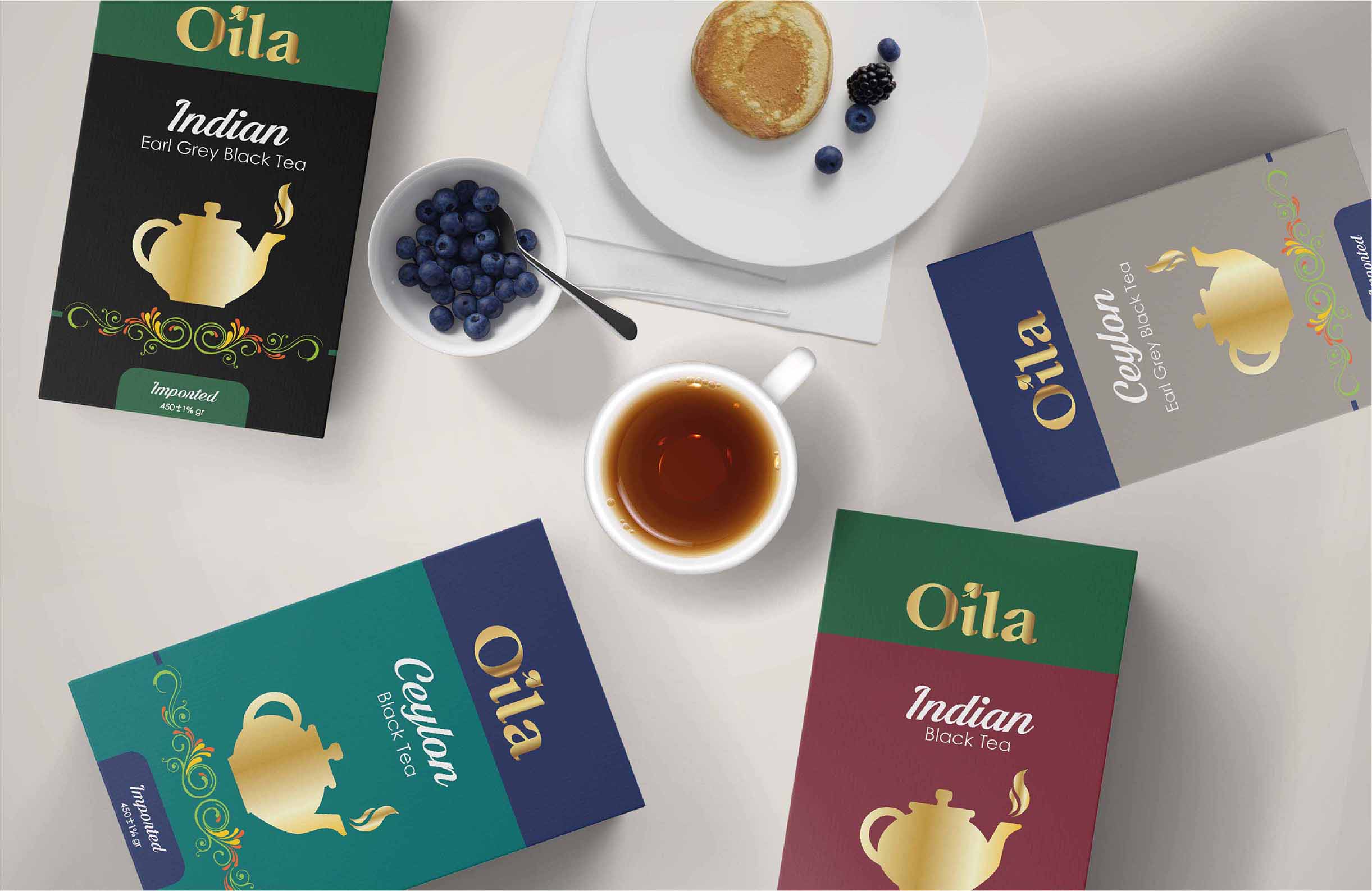 بسته بندی چای اویلا 