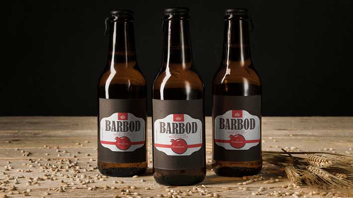 طراحی لوگو و نماد و نشان و بسته بندی صنایع غذایی باربد