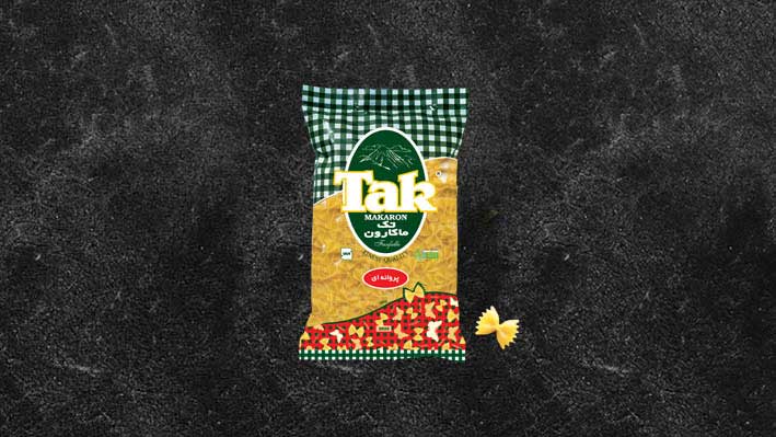 طراحی بسته بندی برای شرکت صنایع غذایی تک ماکارون