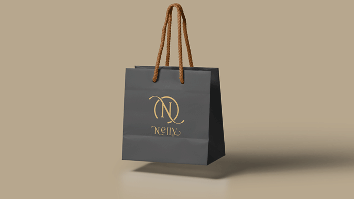 لوگو نلی برای مرکز زیبایی 