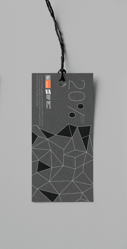 Product Tag Design, J&M Republic, Vancouver, Canada