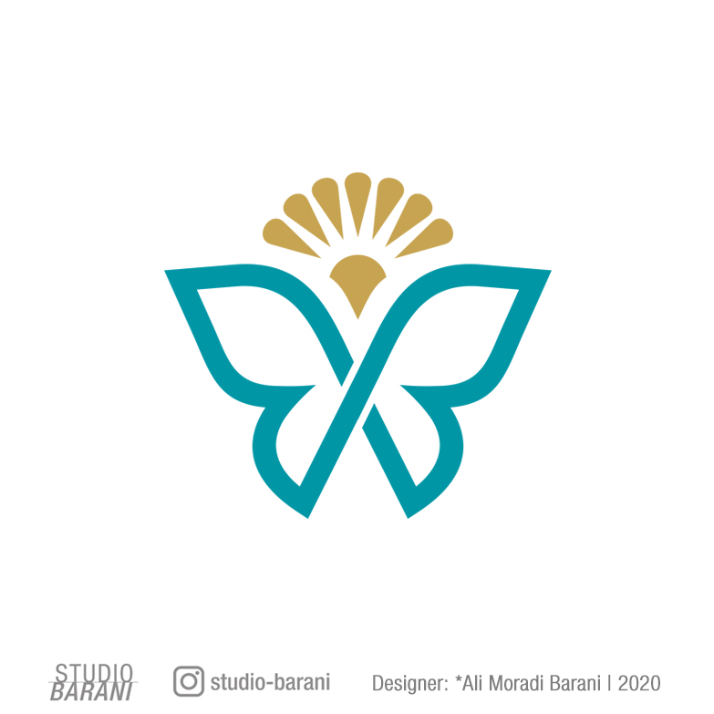 دیزاین لوگو و هویت بصری کلینیک زیبایی هورسام