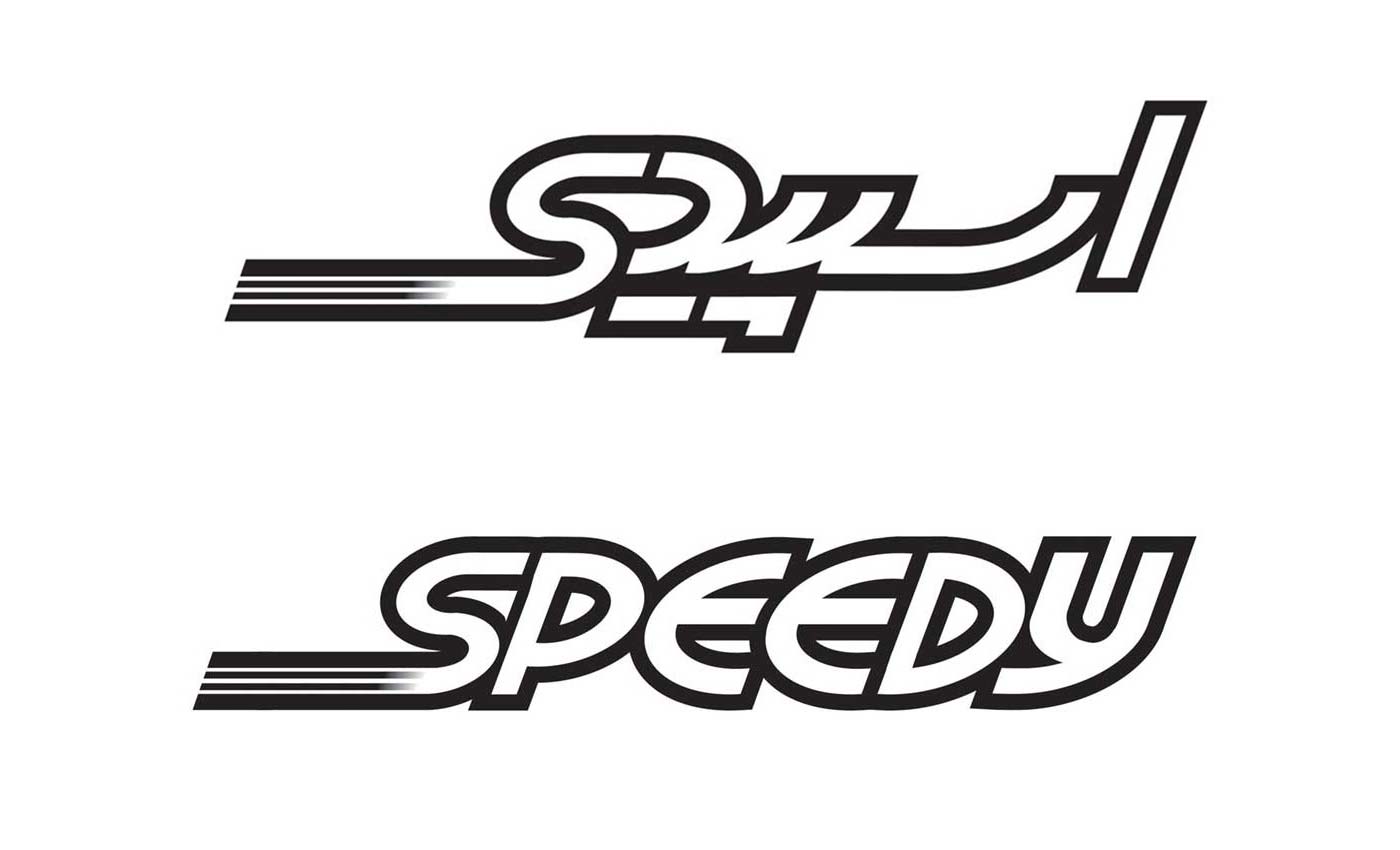 لوگو تایپ اسپیدی