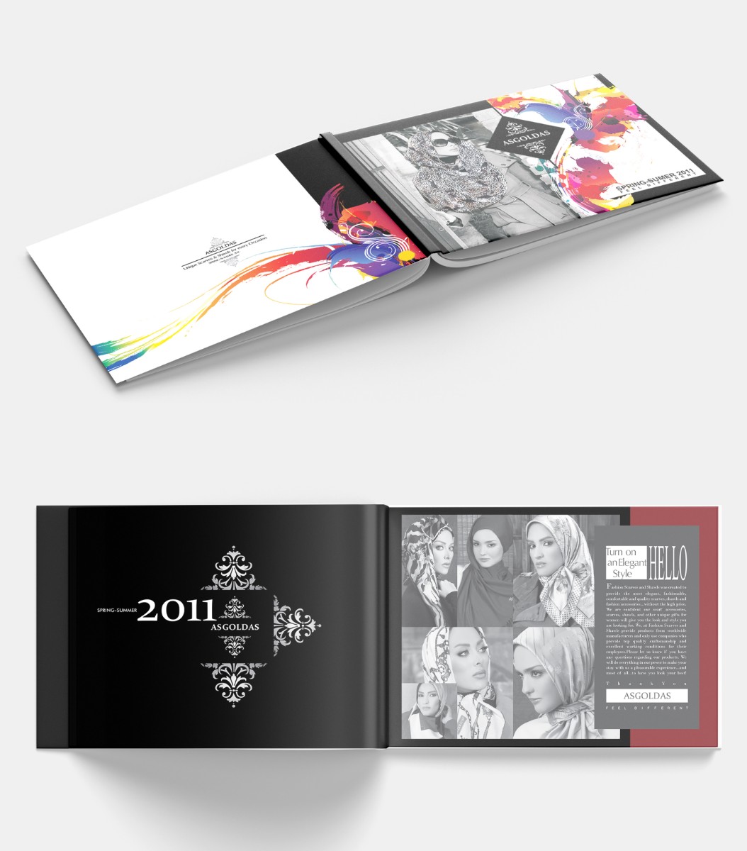 مجله شال و روسری برند آس گلد آس